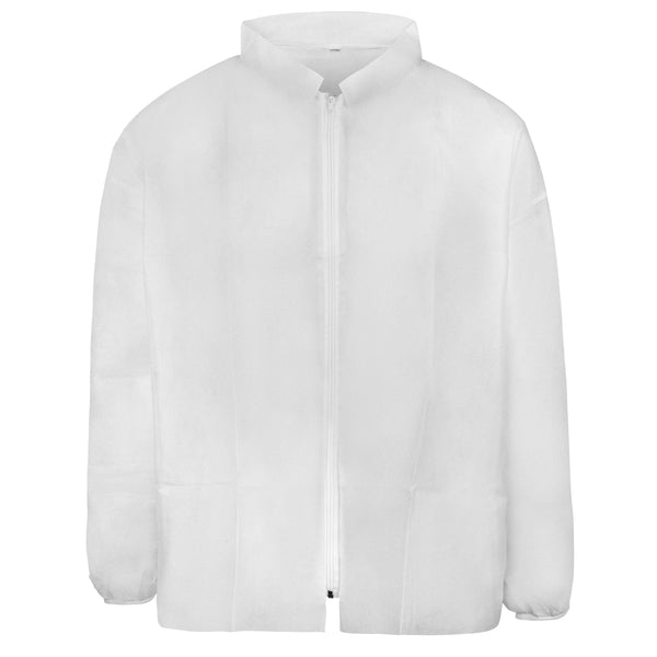 PP Disposable jacket - white