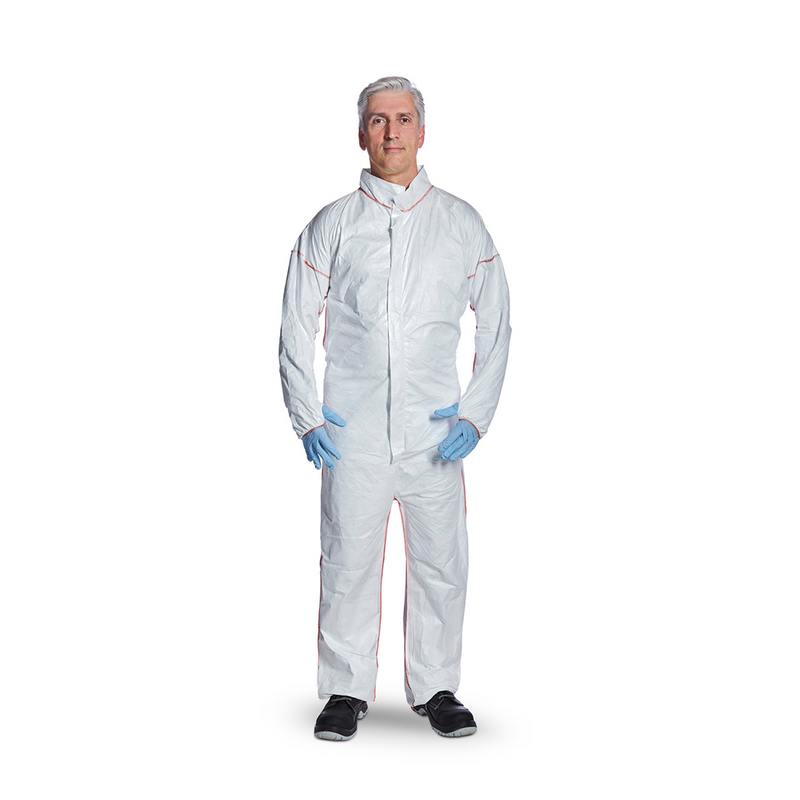 Tyvek® 400 DualCombi Overall Typ PB-6B , Tyvek/PP,weiß, Kragen
