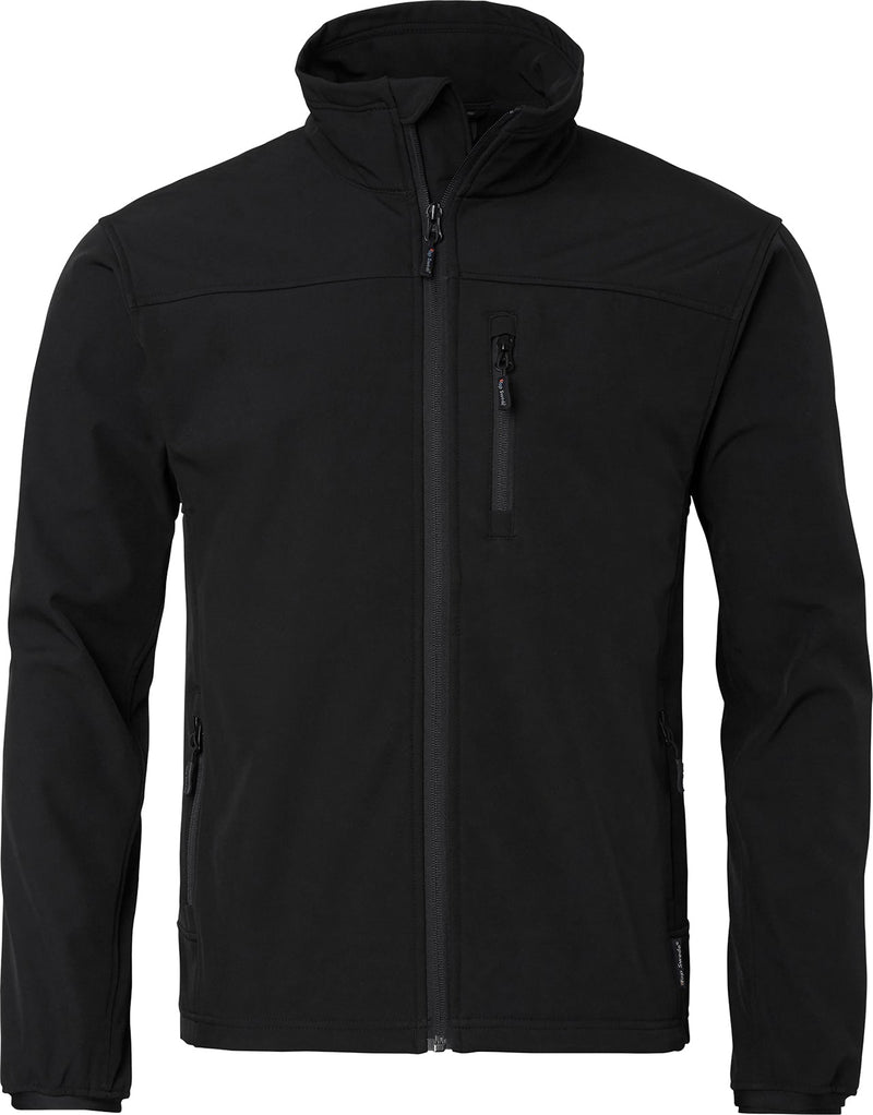 7621 Softshell Jacke, schwarz
