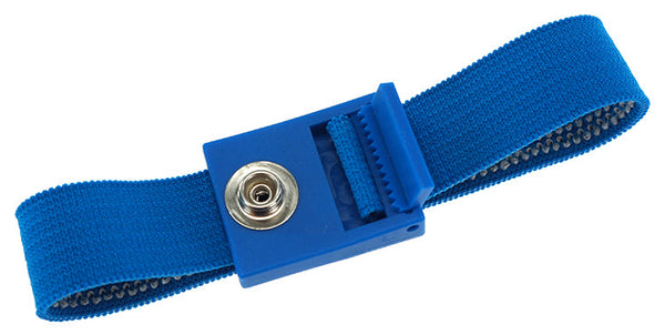 ESD Armband PRO |  7mm Druckknopf - blau