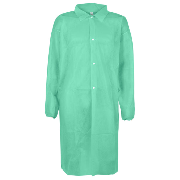 PP disposable gown - green