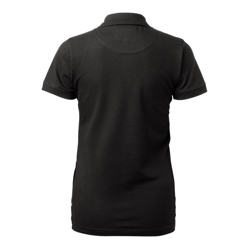 Marion solid polo shirt, women, black