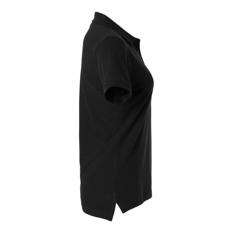 Marion solid polo shirt, women, black