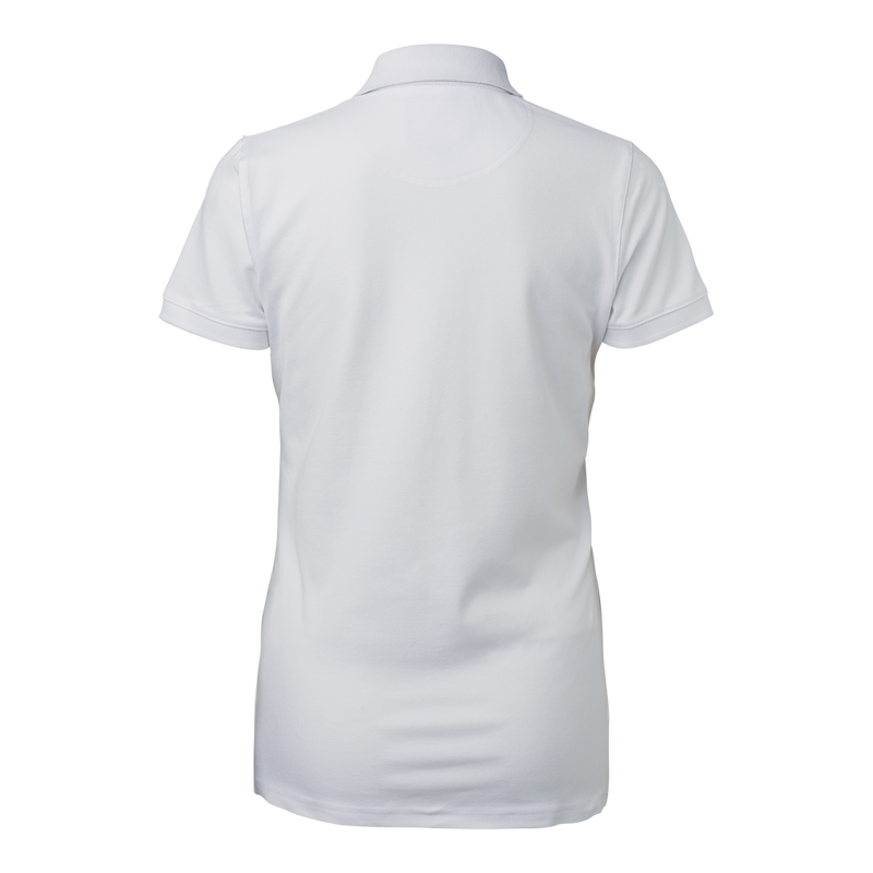 Marion solid polo shirt, women, white