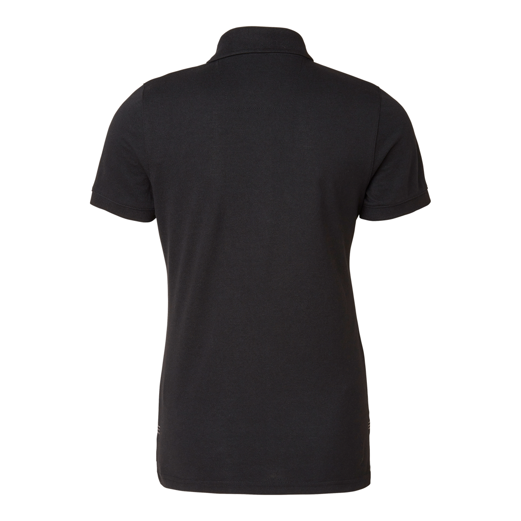 Wera solid polo shirt women, black