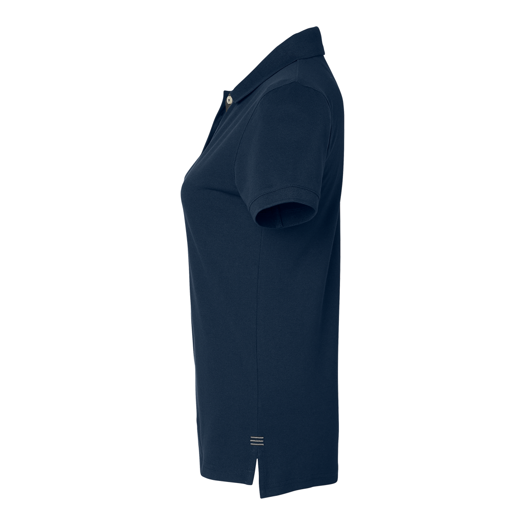 Wera solid polo shirt women, navy blue