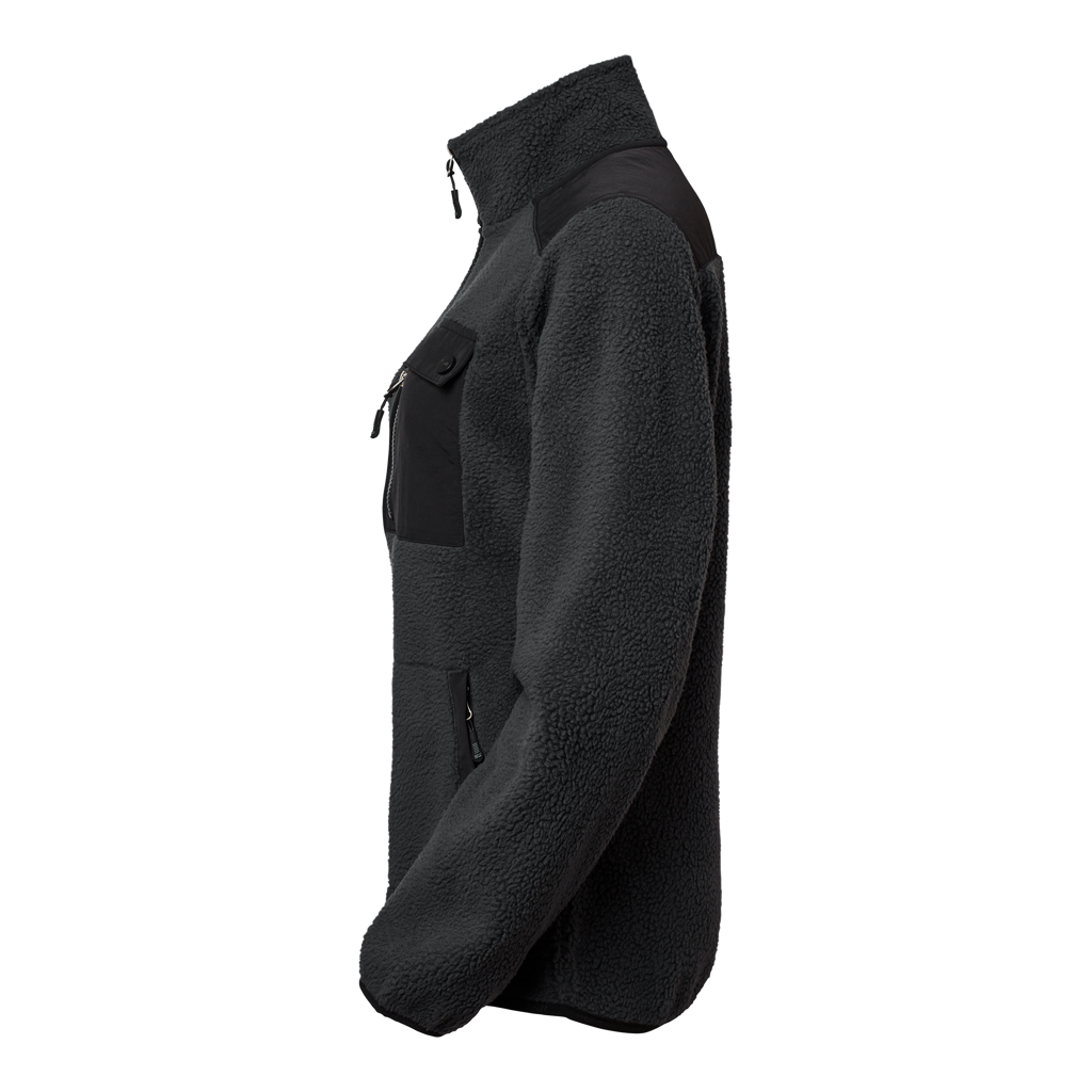 Polly Fleece, Damen, dunkel grau