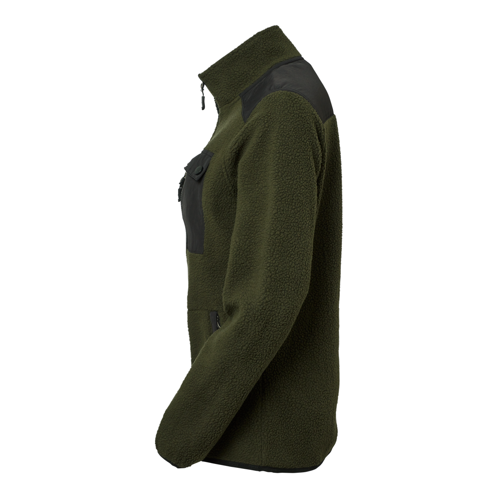 Polly Fleece, Damen, dunkel olive
