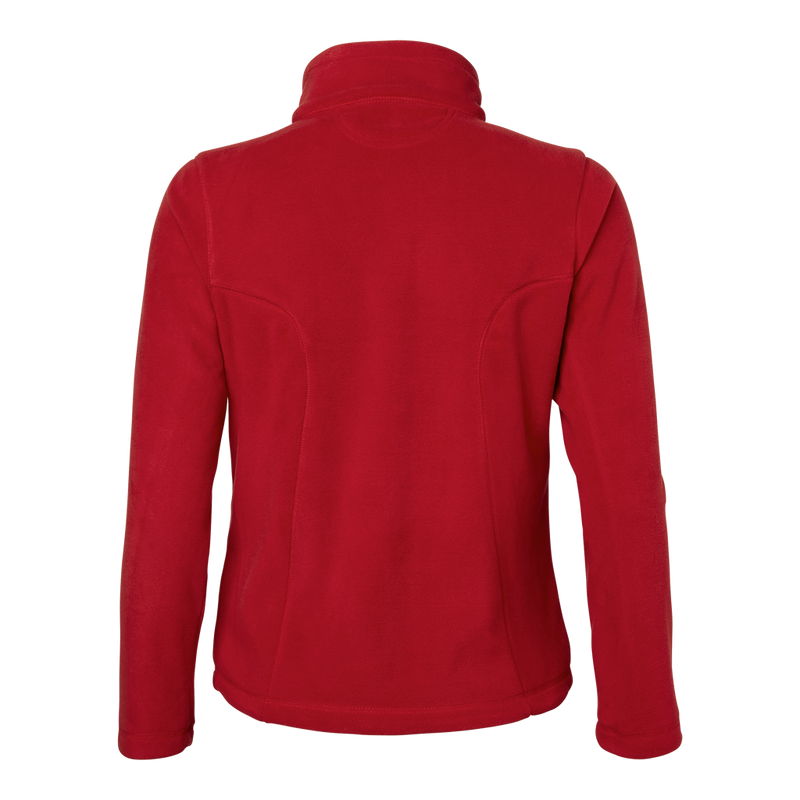 1642 Fleecejacke, Damen, rot