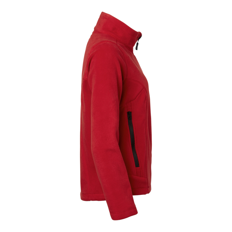 1642 Fleecejacke, Damen, rot