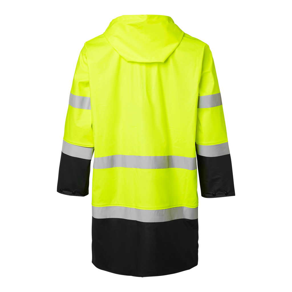 181 High visibility raincoat, multicolored