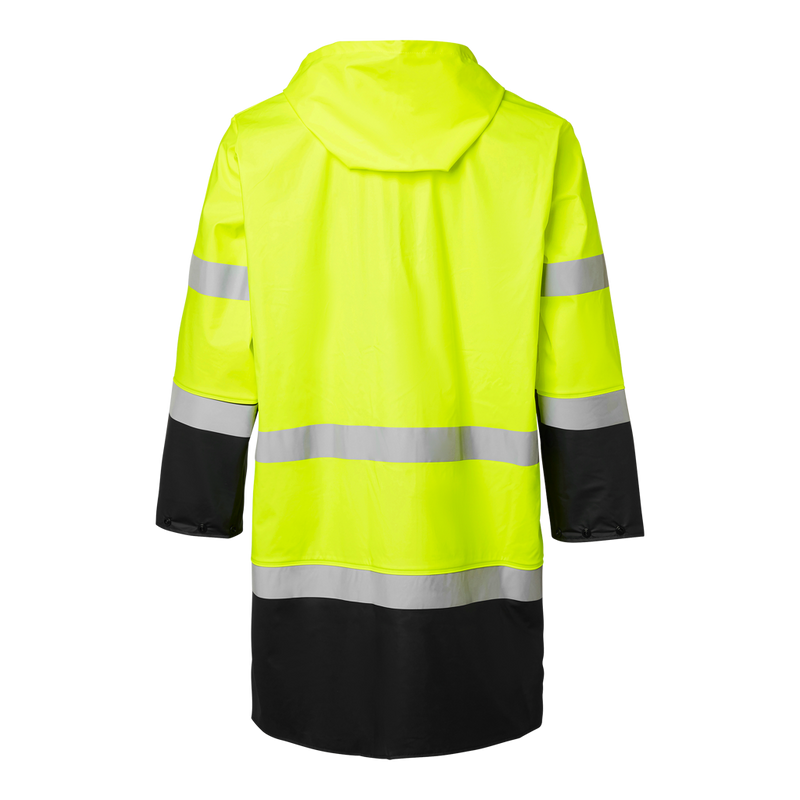 181 High visibility raincoat, multicolored