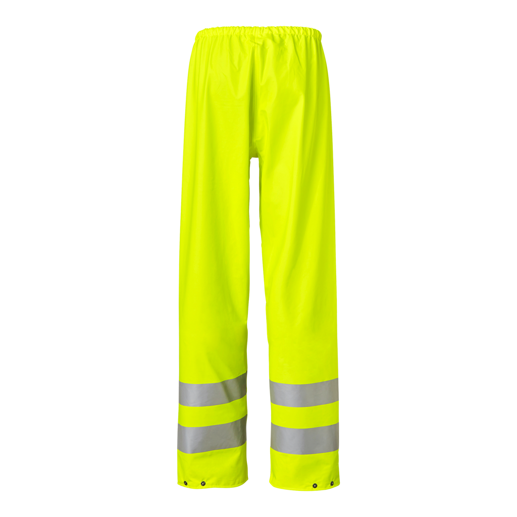 2295 High visibility rain trousers, yellow