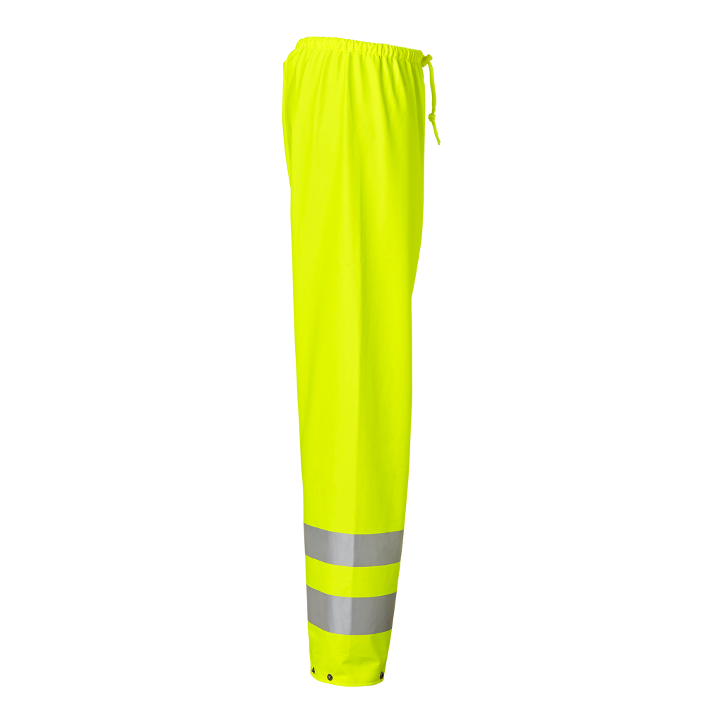 2295 High visibility rain trousers, yellow