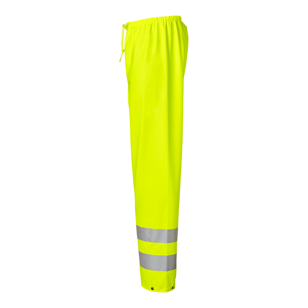 2295 High visibility rain trousers, yellow