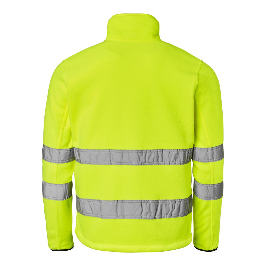 4642 warning protection fleece jacket, yellow