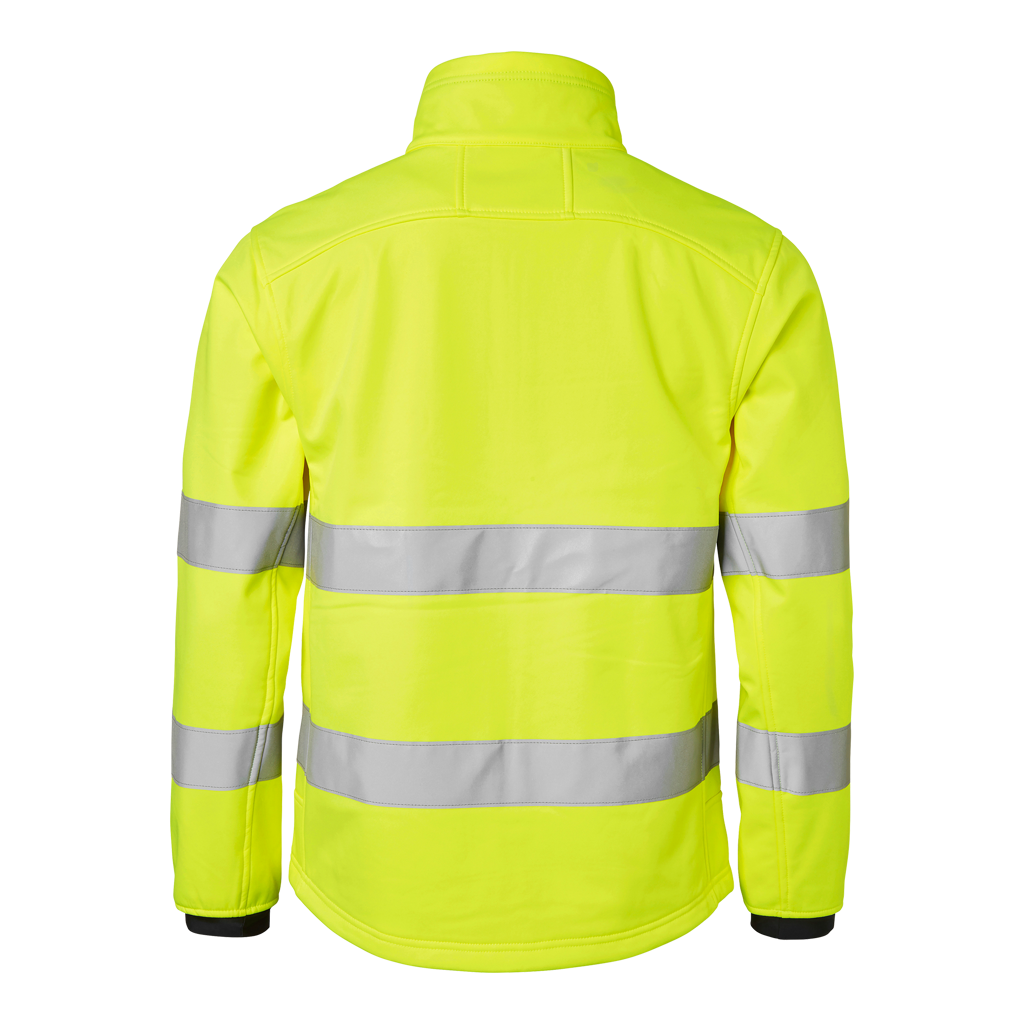 7621 Warnschutz Softshelljacke, gelb