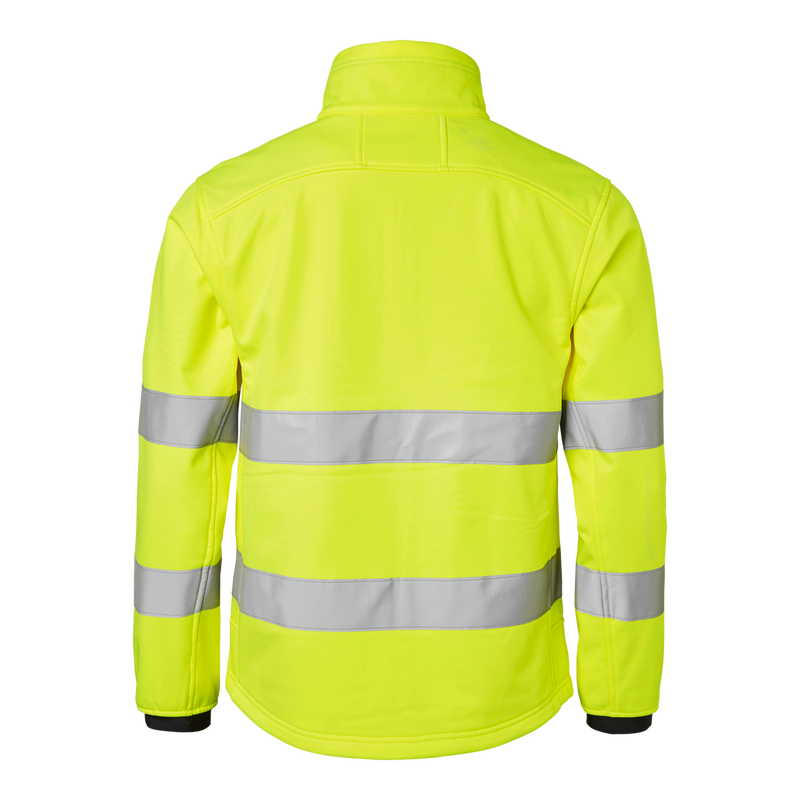 7621 Warnschutz Softshelljacke, gelb