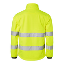 7621 warning protection softshell jacket, yellow