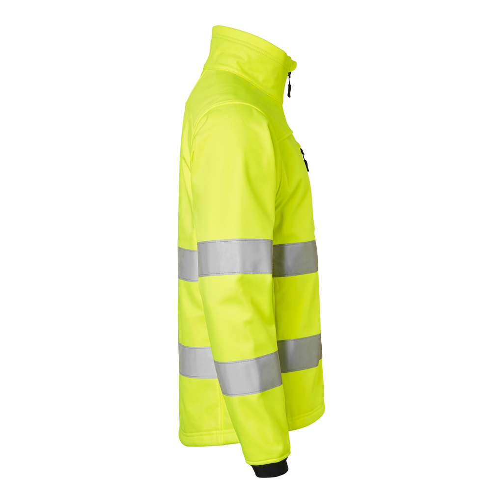 7621 Warnschutz Softshelljacke, gelb