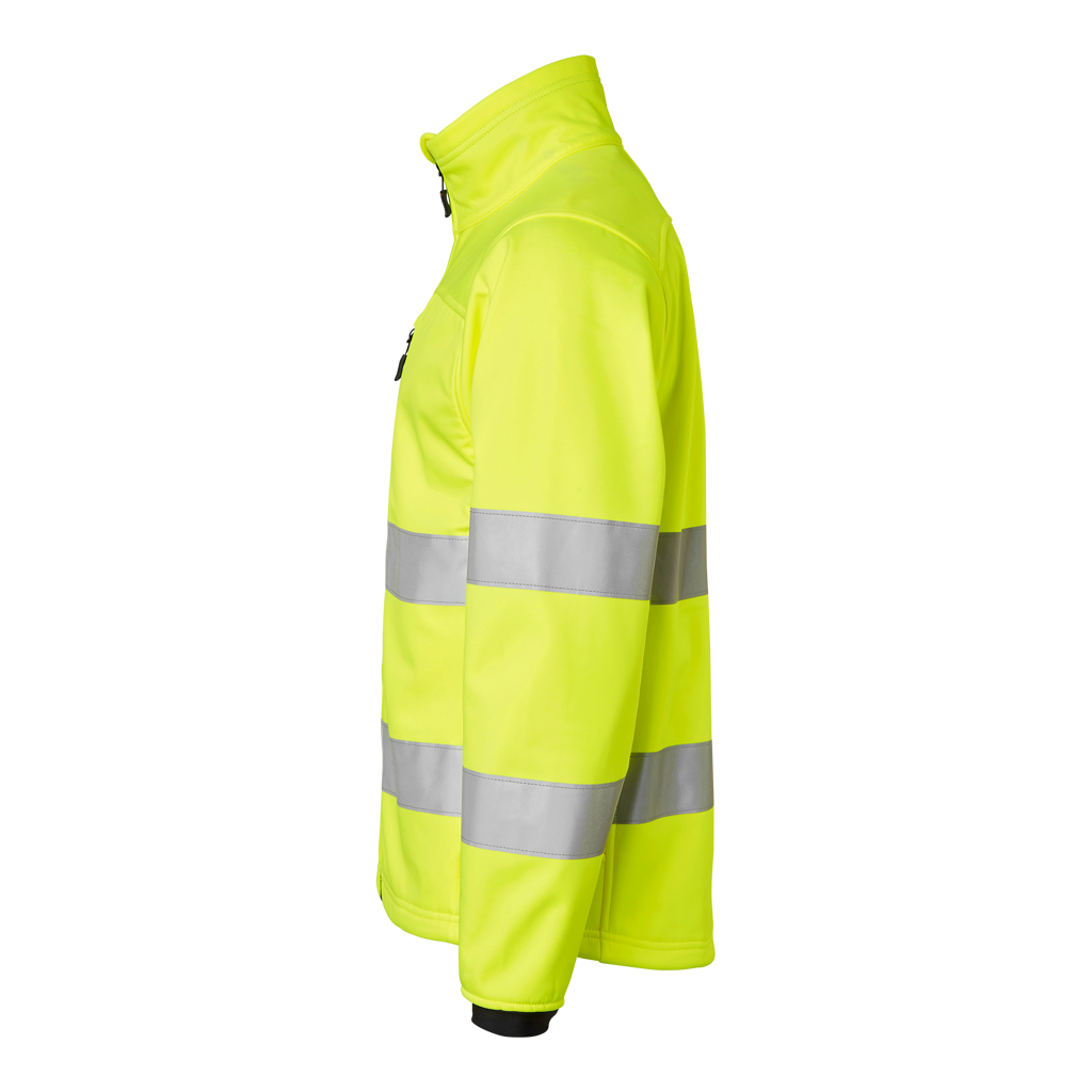 7621 Warnschutz Softshelljacke, gelb