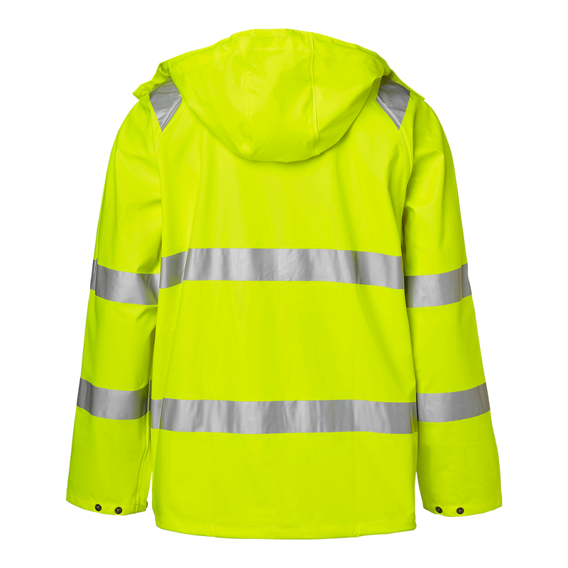 9394 Warnschutz Regenjacke, gelb