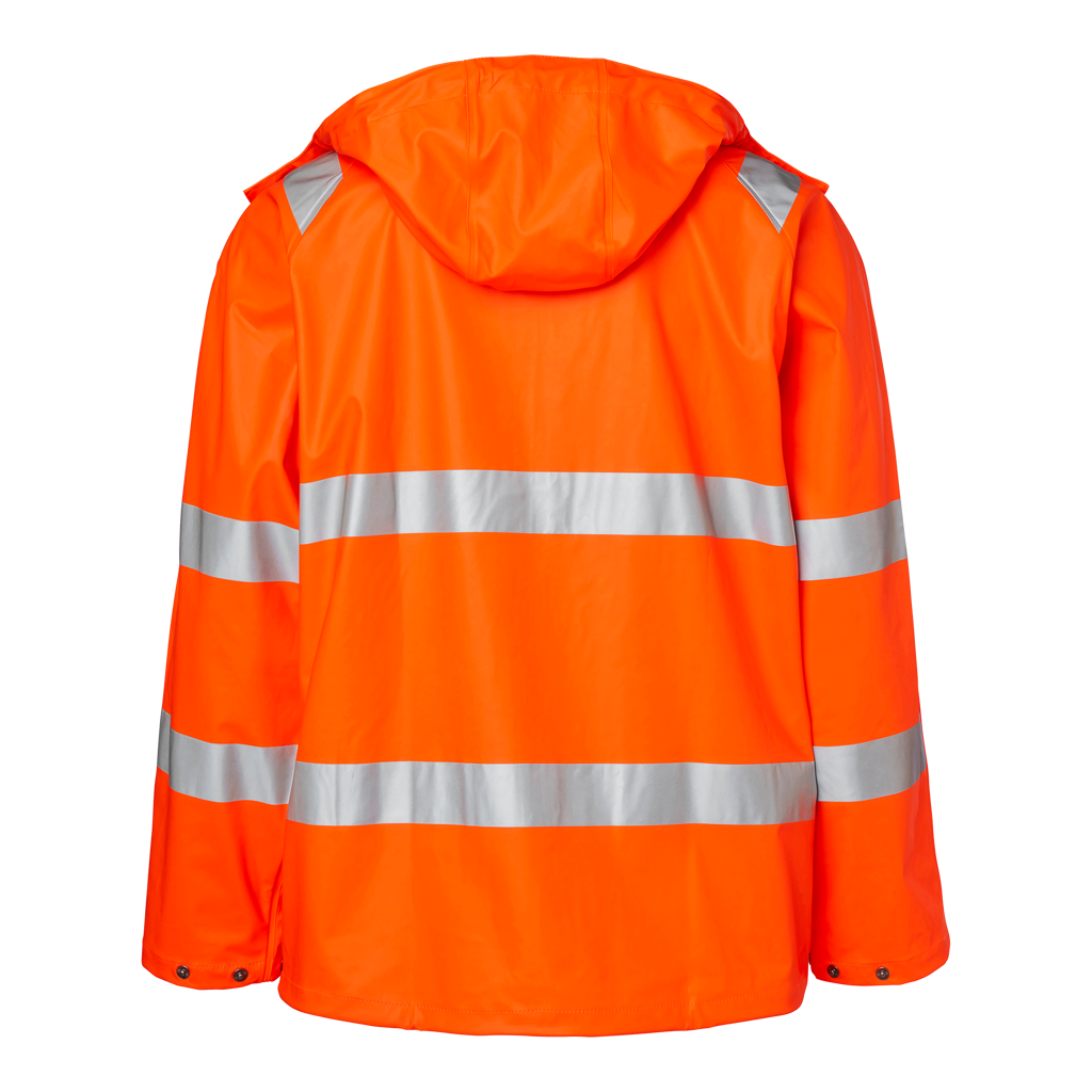 9394 Warning Protection Rain Jacket, orange