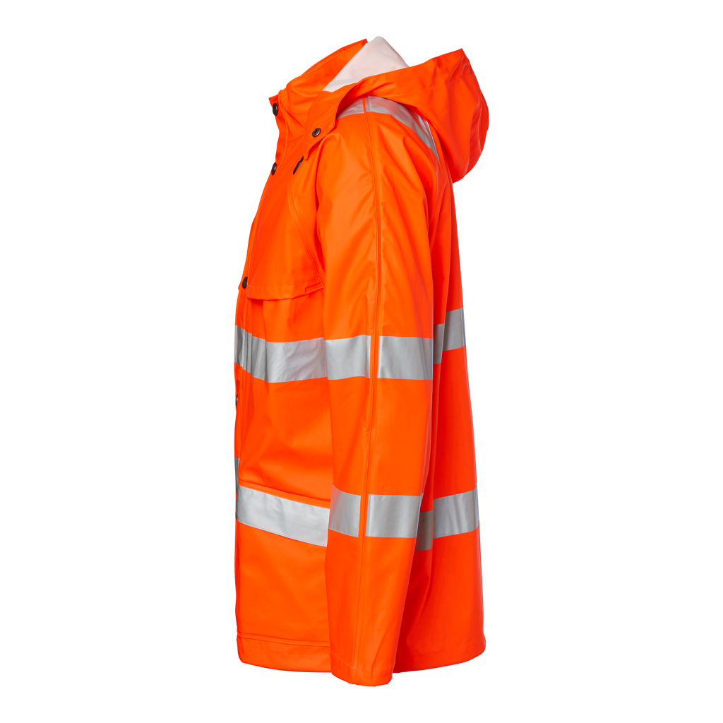 9394 Warning Protection Rain Jacket, orange