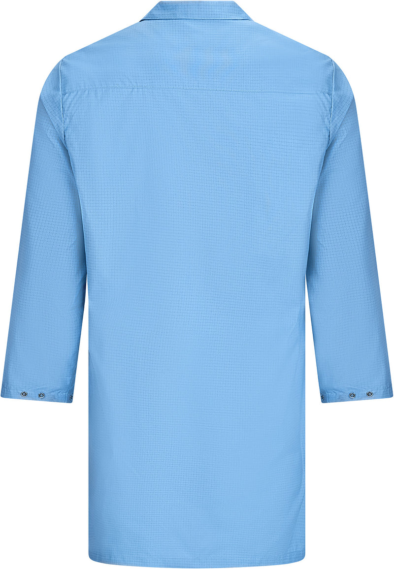 ESD work coat "EcoLine" | light blue