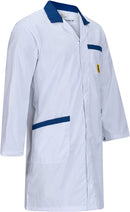 ESD-Arbeitsmantel "pro Line" 146 g/m² | weiß/blau