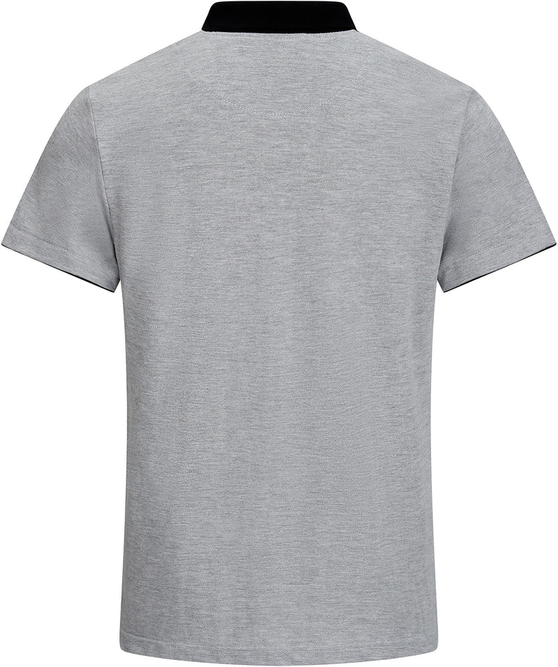 ESD-Poloshirt 210 g/m² mit Brusttasche | grau