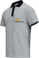 ESD-Poloshirt 210 g/m² mit Brusttasche | grau