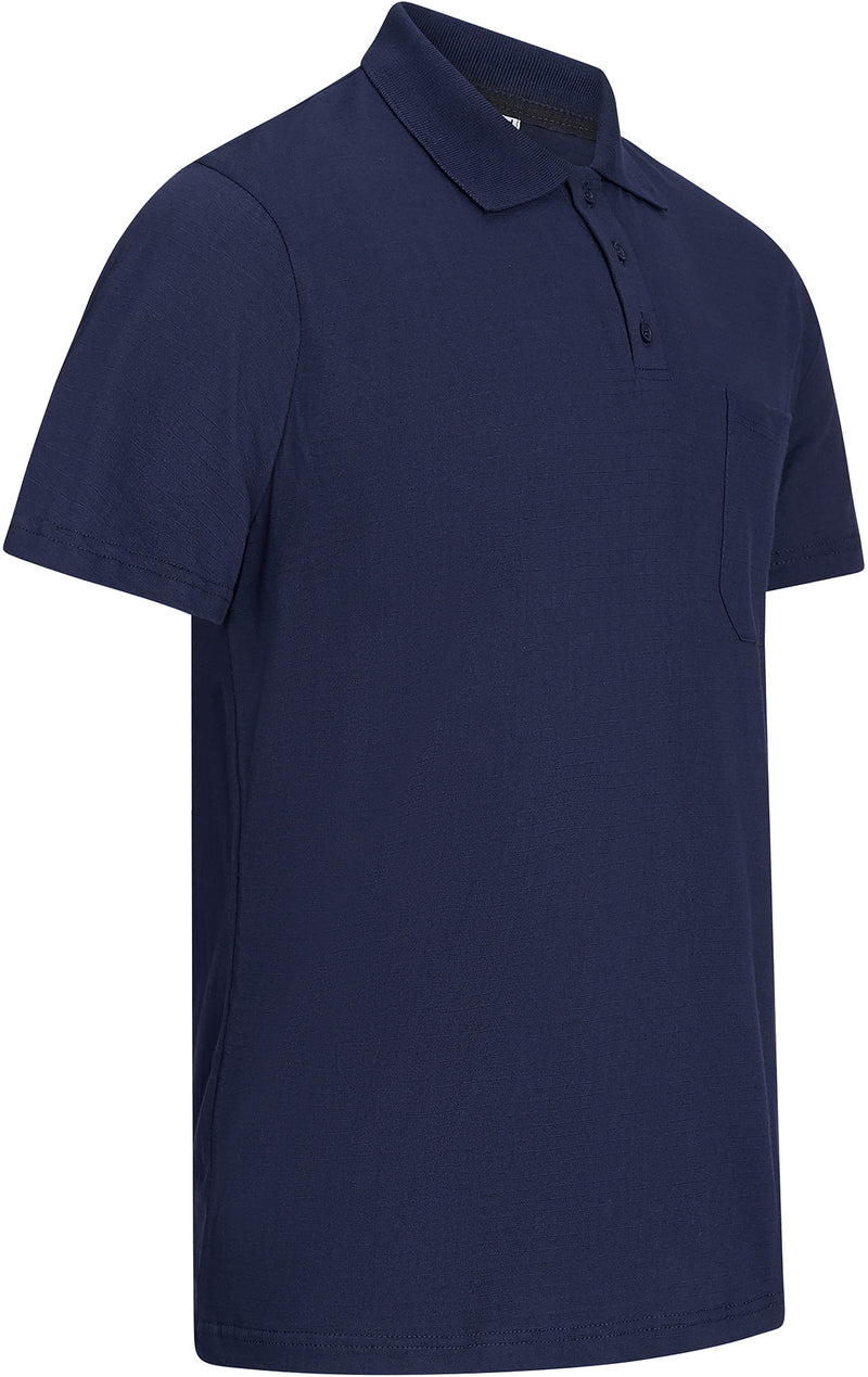 ESD polo shirt 150 g/m² with chest pocket| marine blue