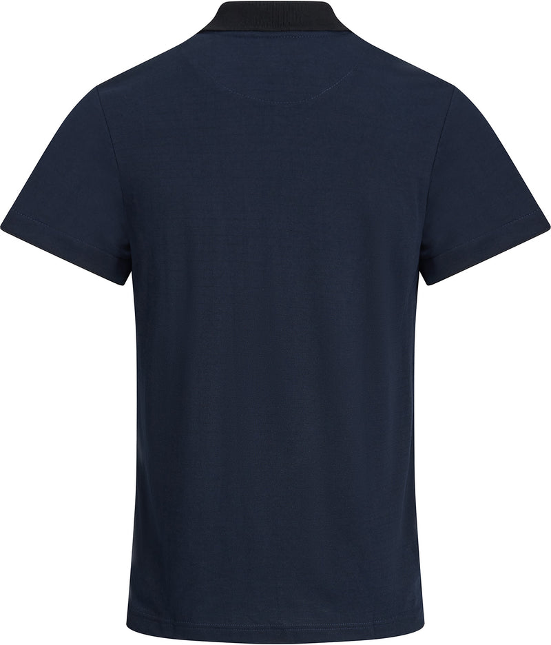 ESD polo shirt 210 g/m² with chest pocket | navy