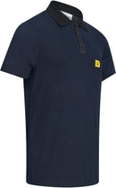ESD polo shirt 210 g/m² with chest pocket | navy