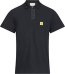 ESD polo shirt 210 g/m² with chest pocket | black