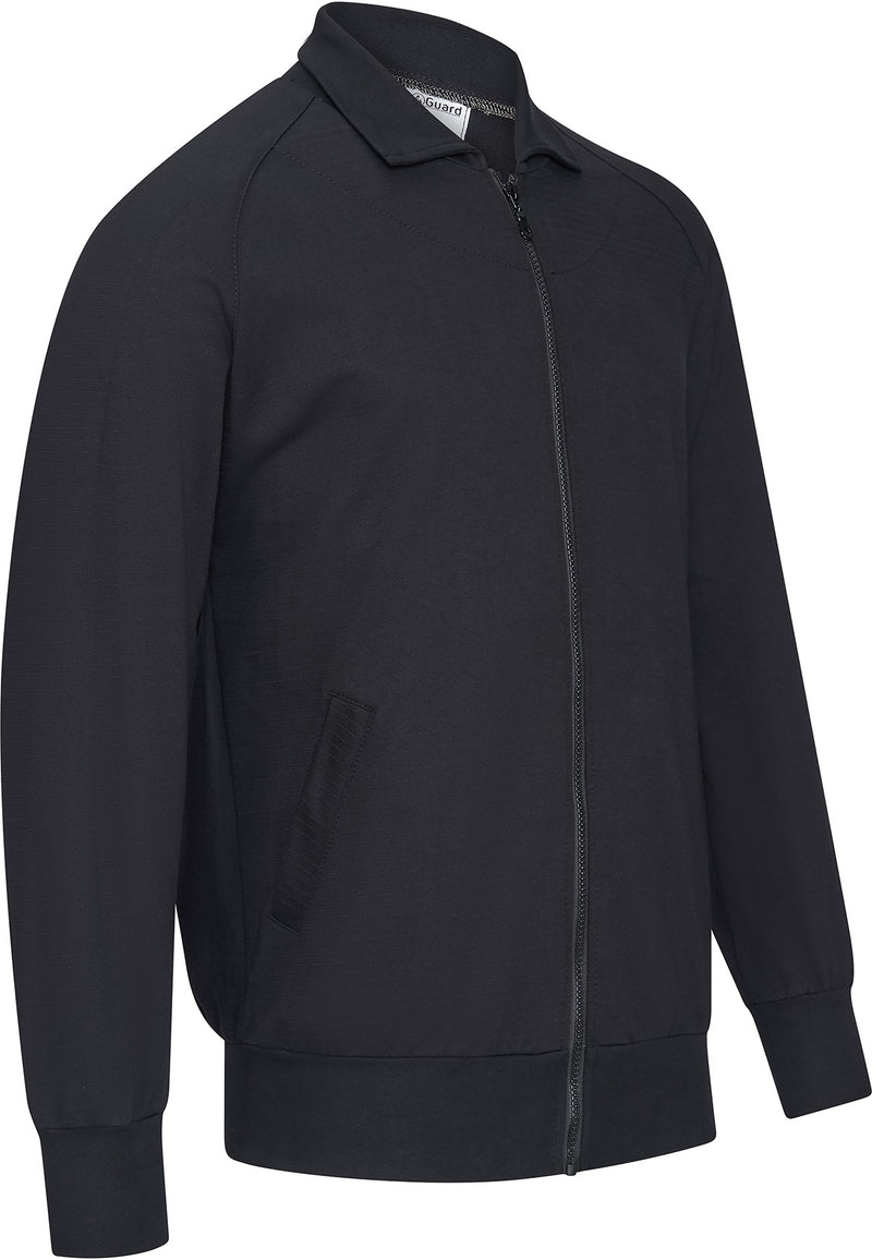 ESD-Sweatjacke 260 g/m² - mit Zip | schwarz