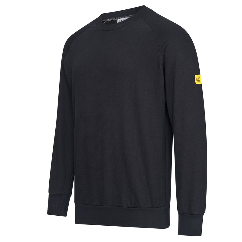 ESD-Sweatshirt 280 g/m² | black