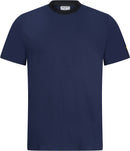 ESD T-Shirt 150 g/m² - crew neck - with black collar | navy blue