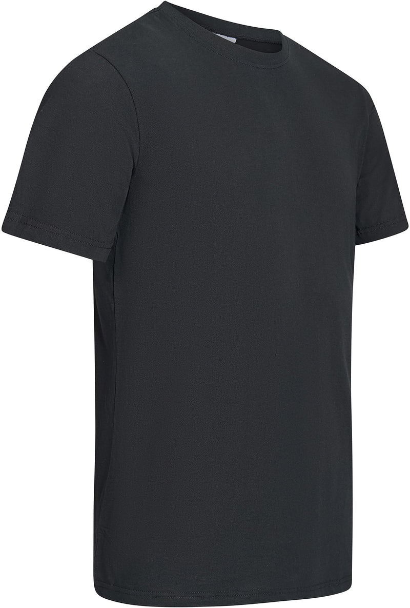ESD T-shirt "EcoLine" 125 g/m² - round neck | black
