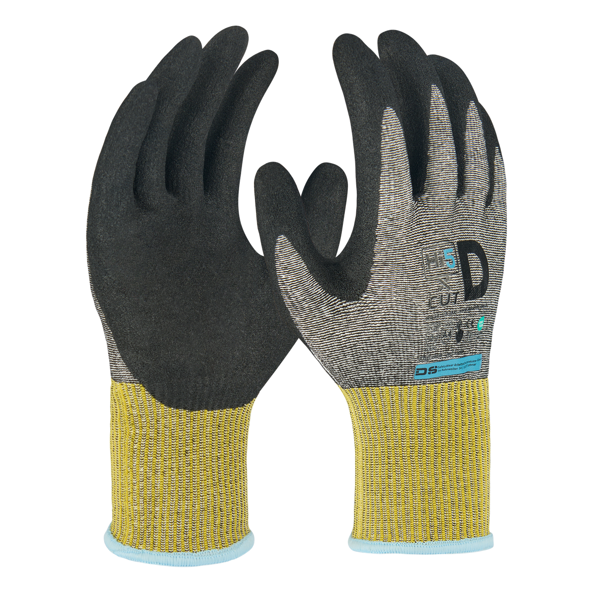 Hi5 X Cut 13G Schnittfeste Nitrilhandschuhe mit sandig rauer Handflächenbeschichtung Level D
