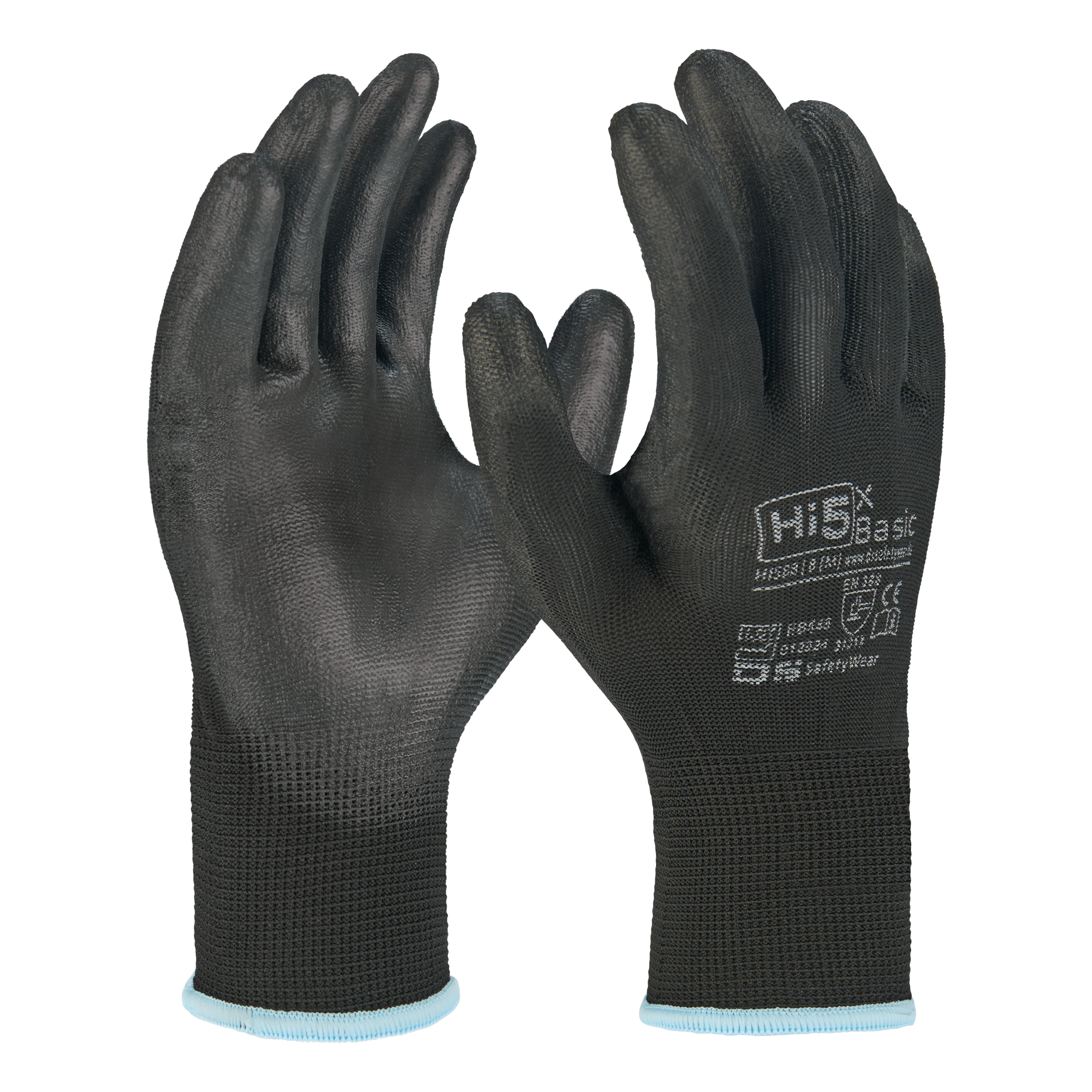 snickers handschuhe Hi5 X Basic 13G Polyester-Strickhandschuhe POLYURETHAN BESCHICHTET in