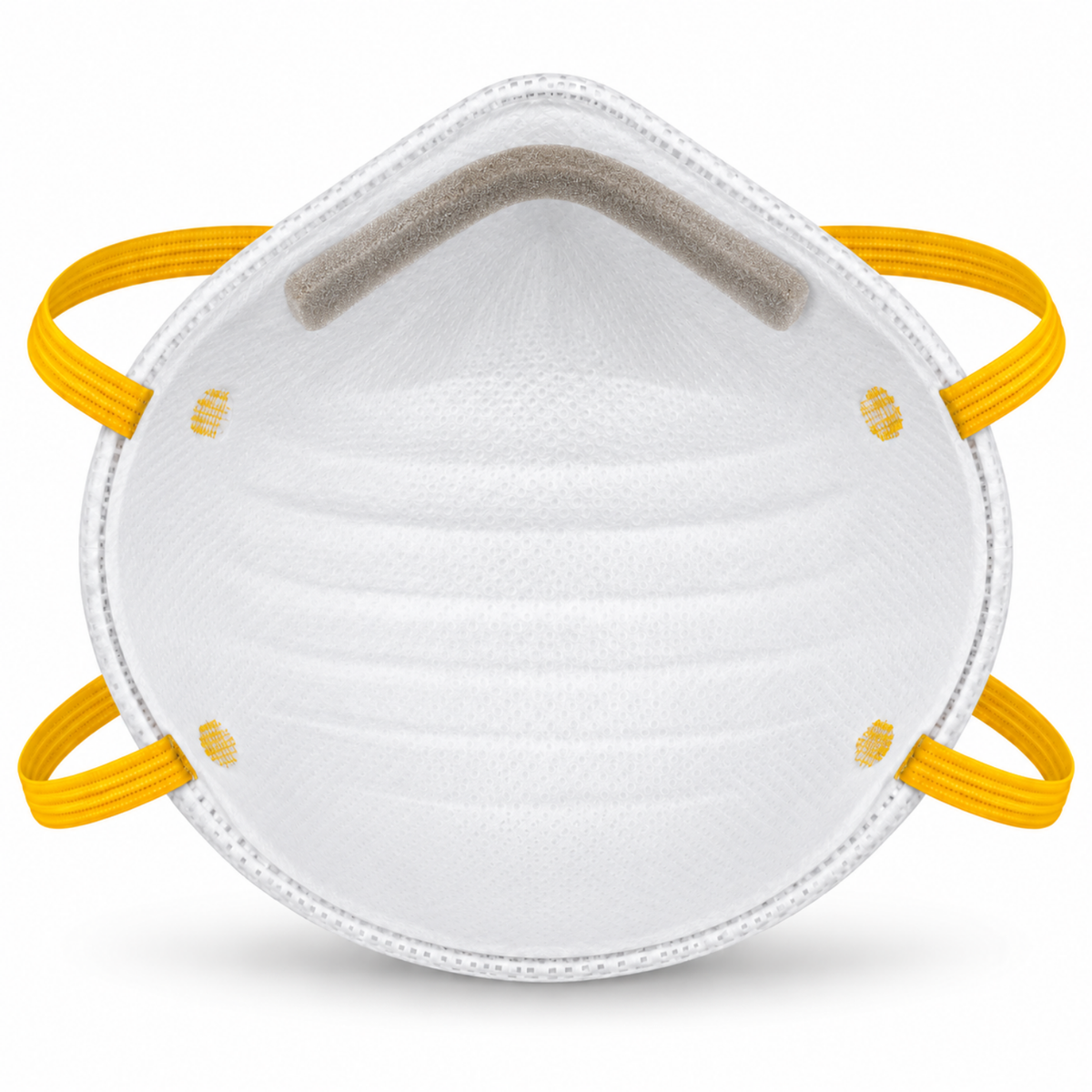 FFP1 NR Feinstaubmaske ohne Ausatemventil, Muschelform, weiß