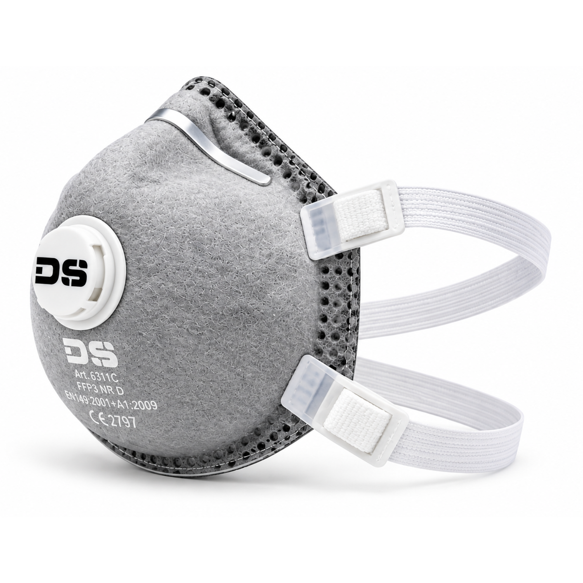 FFP3 NR D particulate respirator with activated carbon filter and exhalation valve