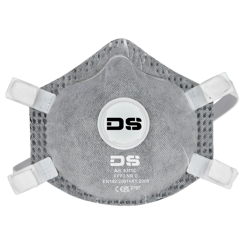 FFP3 fine dust mask | Vent and activated carbon filter