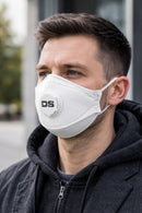 FFP3 Feinstaubmaske mit Ausatemventil – CE Kat. III, EN 149, Typ FFP3 NR, Einheitsgröße, 200 Stück