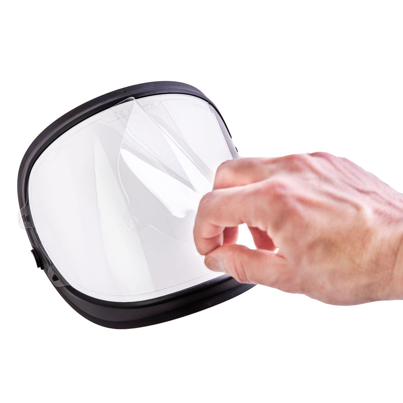 Replacement visor TR1 clear made of polycarbonate for CleanAIR® respiratory protection systems