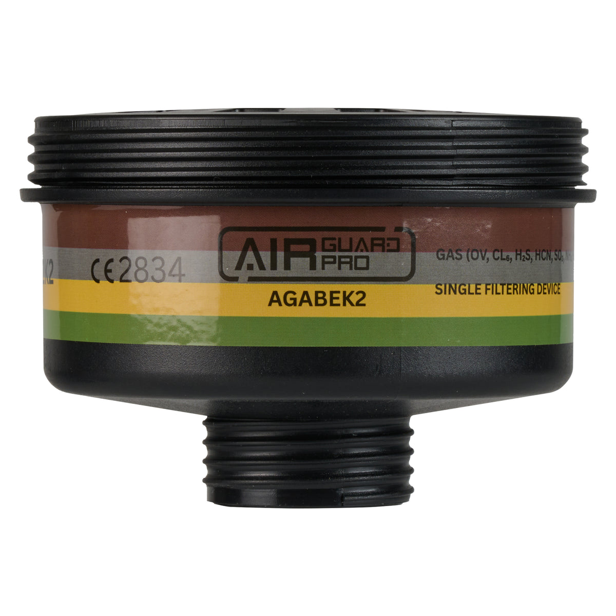 AirGuard Pro® Gasfilter ABEK2, für Atemschutz-Vollmaske, mit RD40-Anschluss