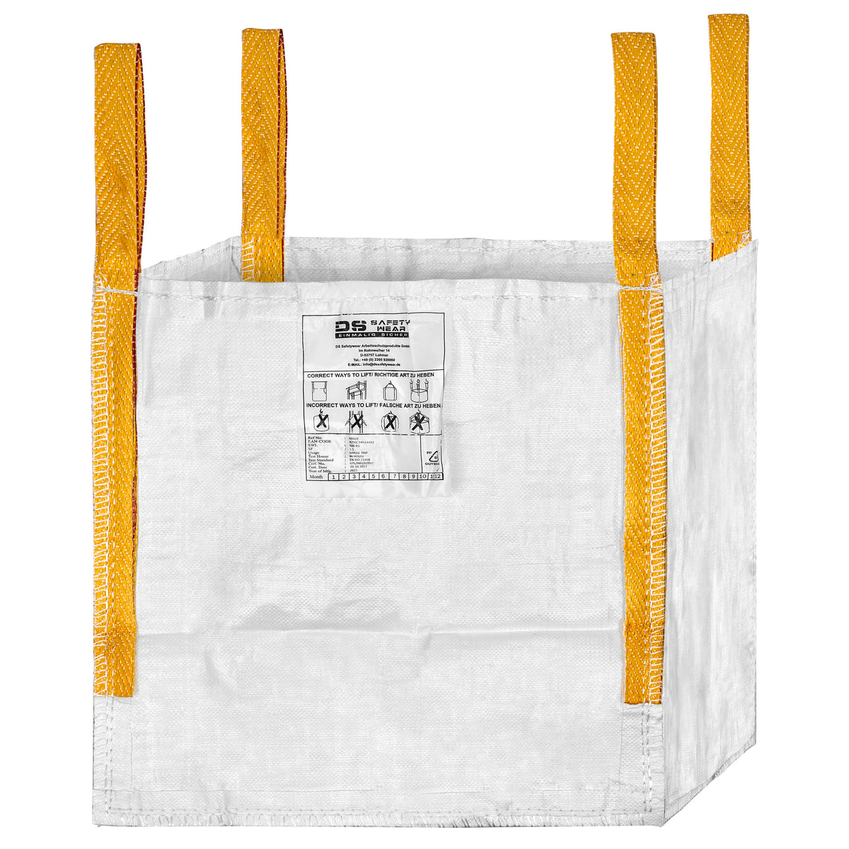 Big Bag 60x60x60cm | unbeschichtet | ohne Schürze