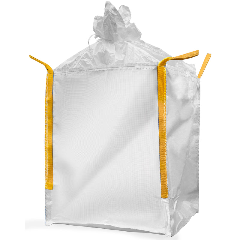 Big Bag 90x90x110cm | unbeschichtet | mit Schürze | für Bauschutt, Sand & Abfälle